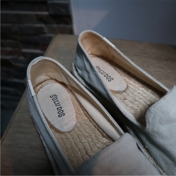 Soludos,Mimosa Embroidered Champagne Orange Espadrilles Slip-On,Jute, Size 8 - Picture 5 of 5